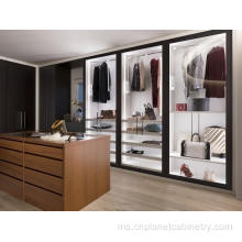 Dilengkapi Walk-in Glass Warden Wardrobe Armoire Plus Closet